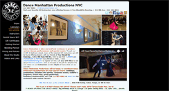 Desktop Screenshot of dancemanhattan.com